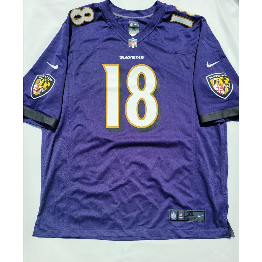 Baltimore Ravens NFL Players Nike On Field Breshad Perriman Jersey XL #18